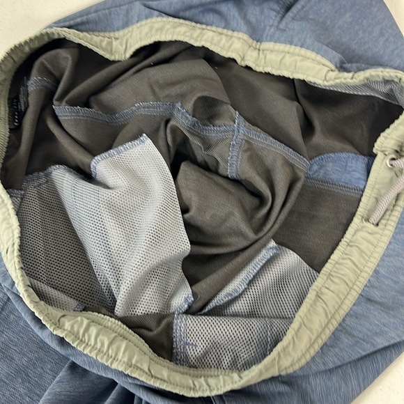 Free Fly Sz XXL Hydro ShortsBlue Bamboo Blend Swim Hybrid Stretch Hike - Picture 10 of 11